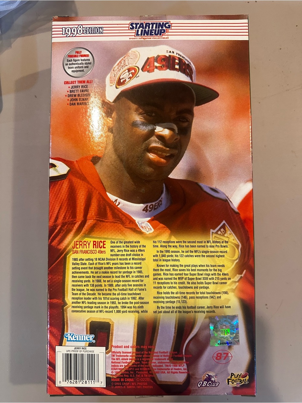 Jerry Rice Action Figure - Picture 2 of 3